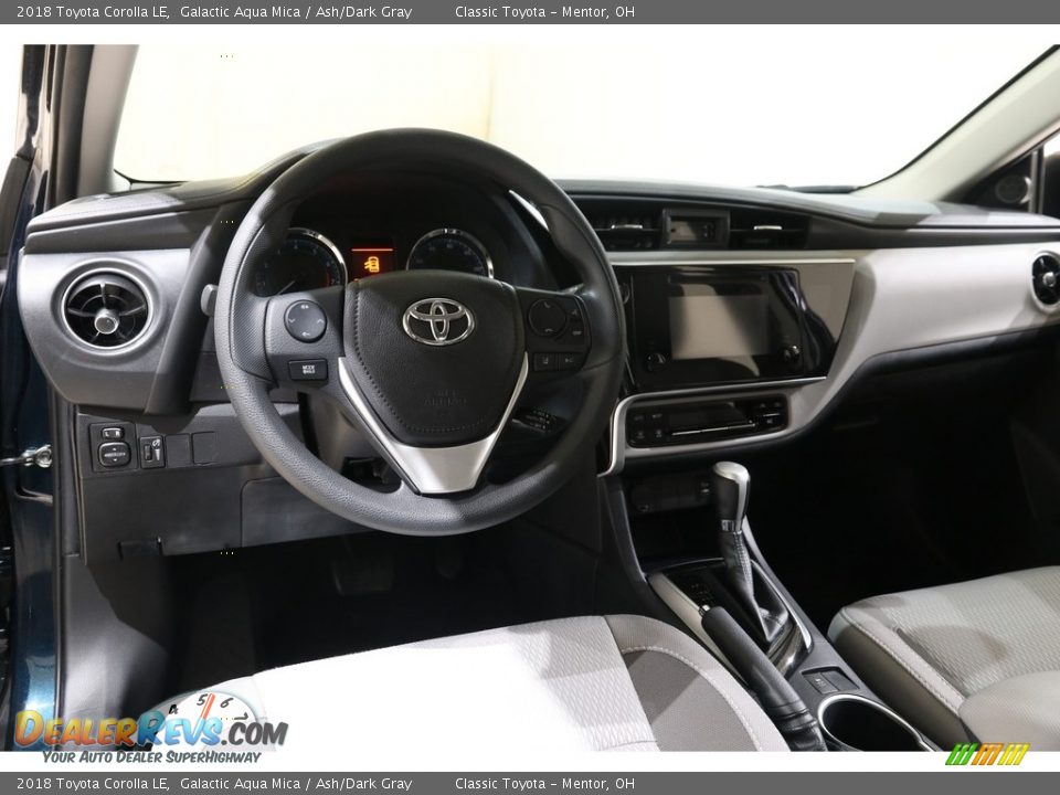 2018 Toyota Corolla LE Galactic Aqua Mica / Ash/Dark Gray Photo #6