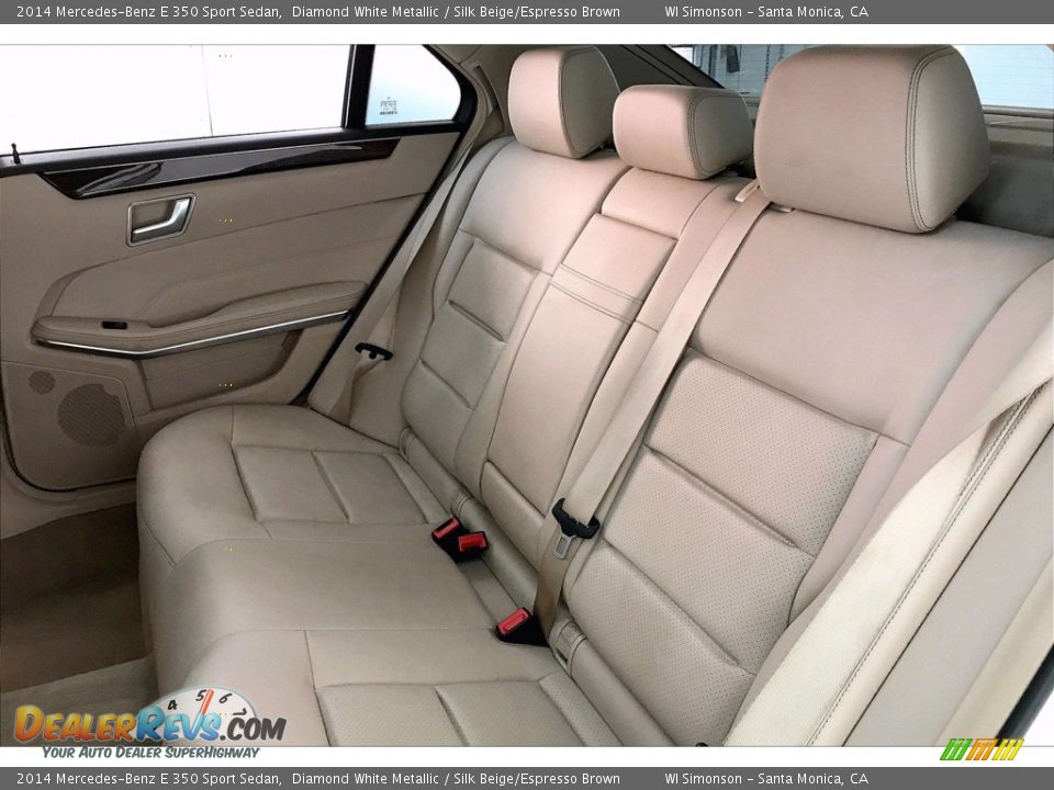 2014 Mercedes-Benz E 350 Sport Sedan Diamond White Metallic / Silk Beige/Espresso Brown Photo #20