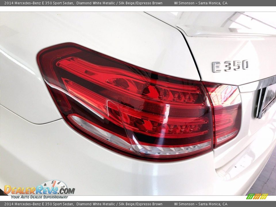 2014 Mercedes-Benz E 350 Sport Sedan Diamond White Metallic / Silk Beige/Espresso Brown Photo #29