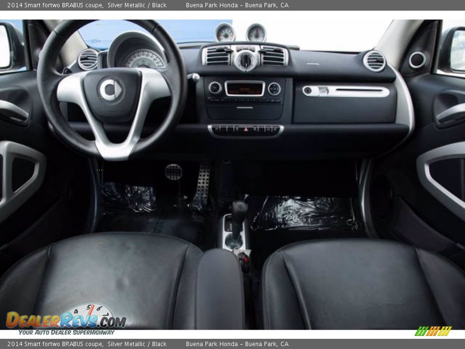 Black Interior - 2014 Smart fortwo BRABUS coupe Photo #4