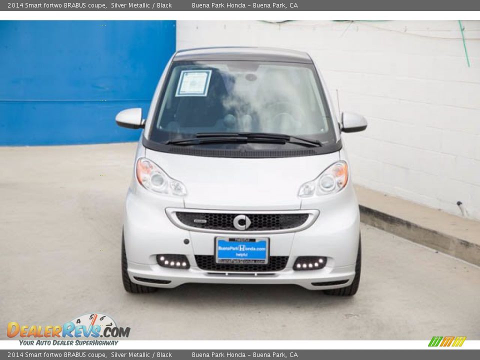 2014 Smart fortwo BRABUS coupe Silver Metallic / Black Photo #6