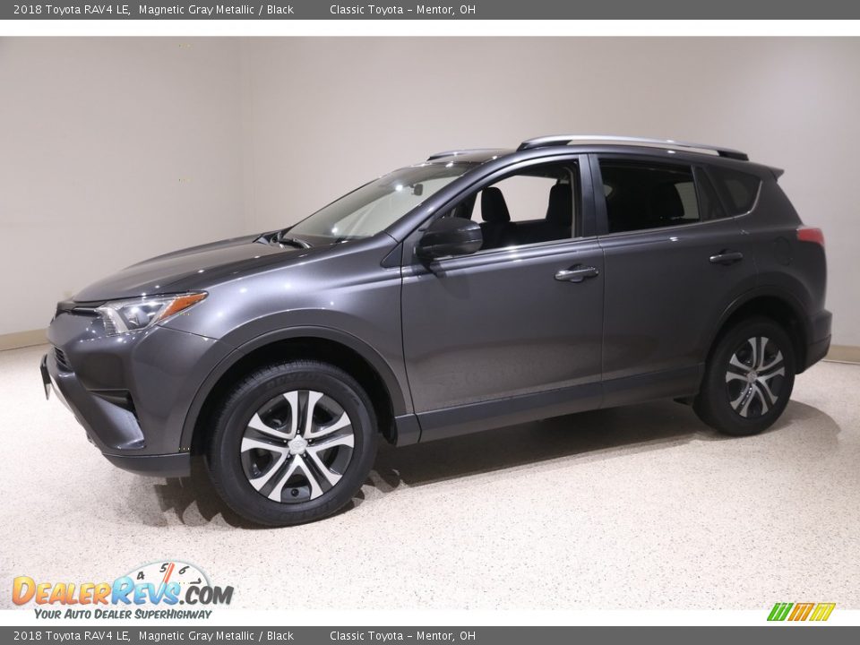 2018 Toyota RAV4 LE Magnetic Gray Metallic / Black Photo #3