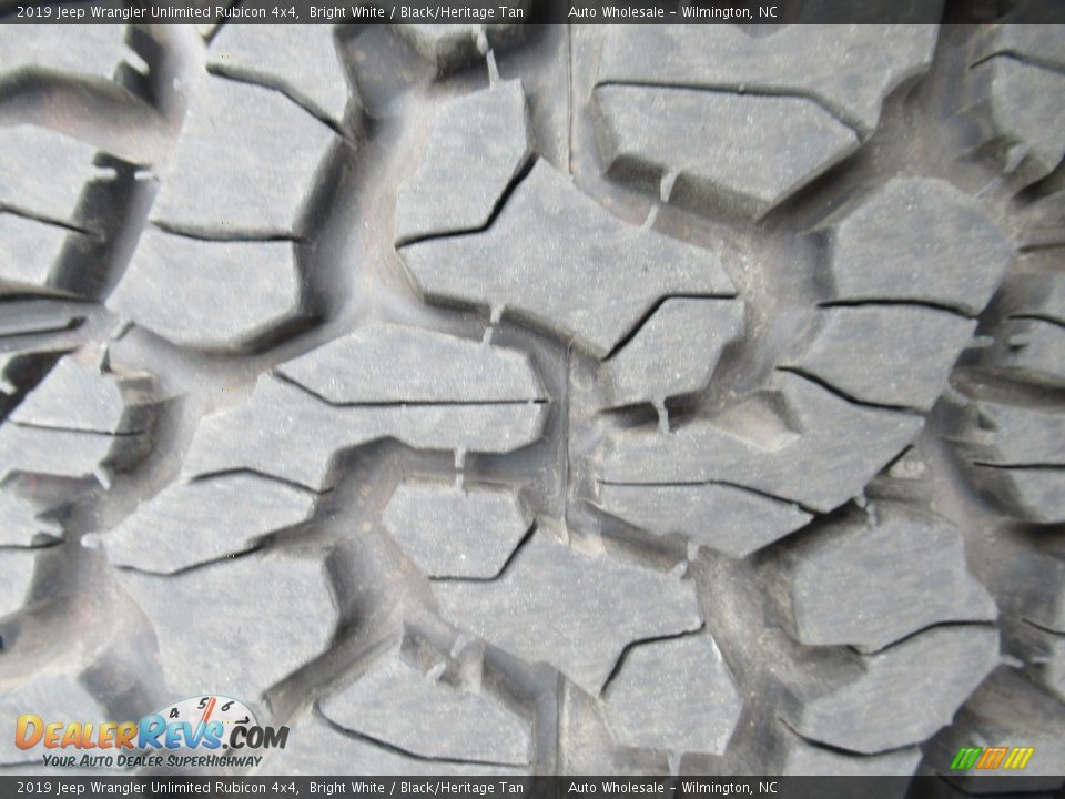 2019 Jeep Wrangler Unlimited Rubicon 4x4 Bright White / Black/Heritage Tan Photo #8