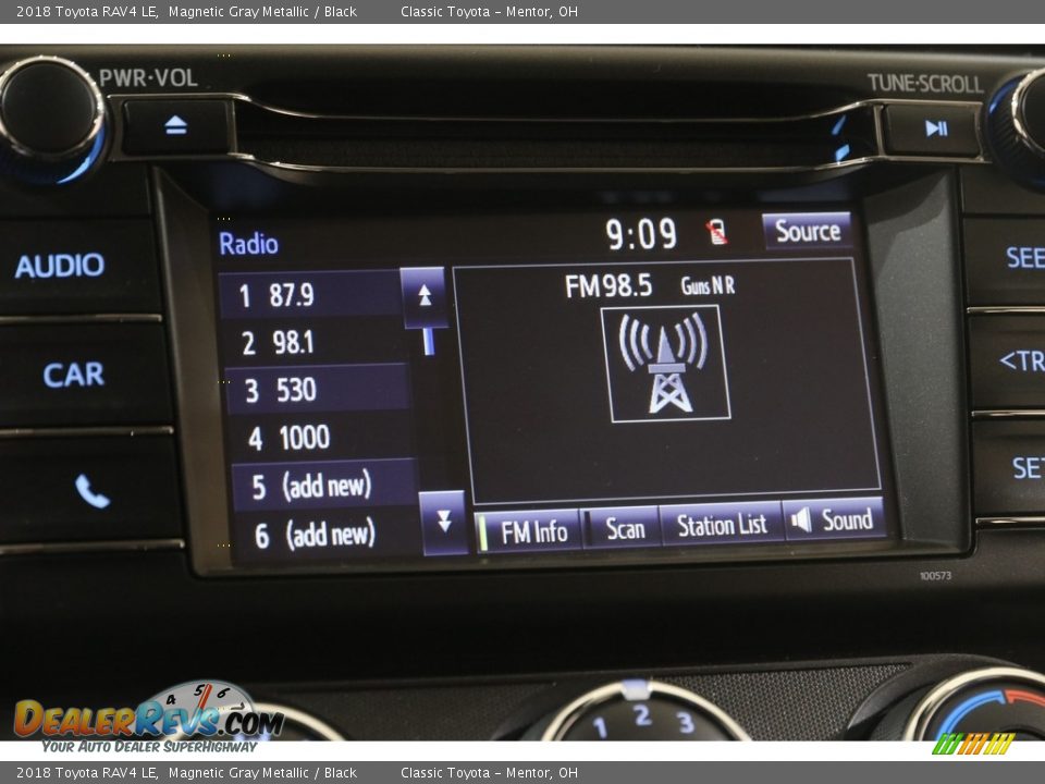 2018 Toyota RAV4 LE Magnetic Gray Metallic / Black Photo #9