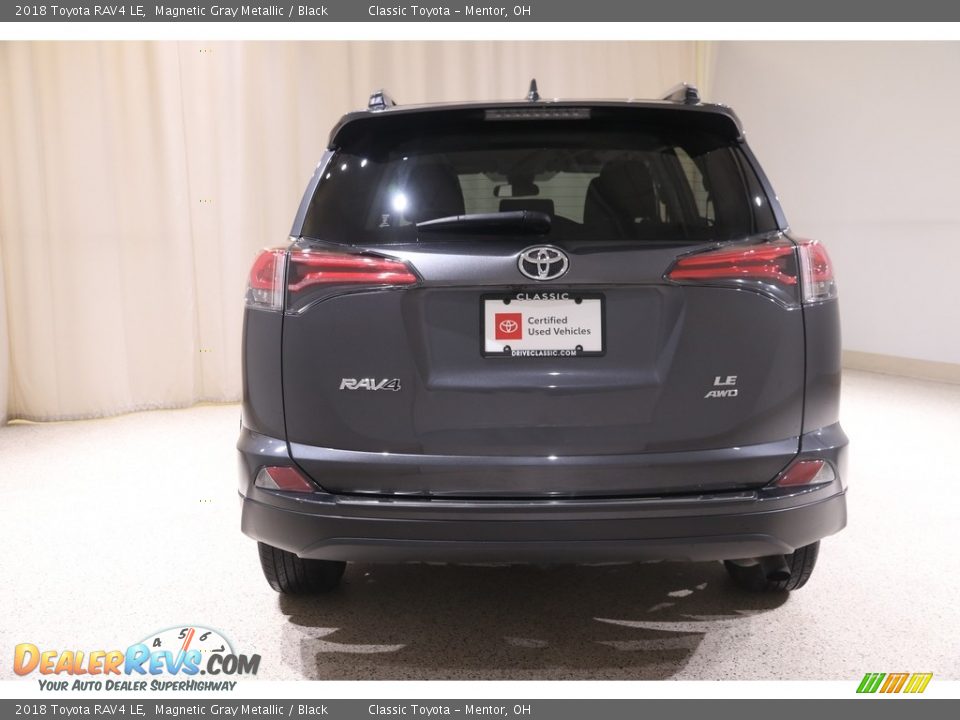 2018 Toyota RAV4 LE Magnetic Gray Metallic / Black Photo #16