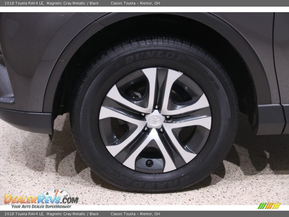 2018 Toyota RAV4 LE Magnetic Gray Metallic / Black Photo #18