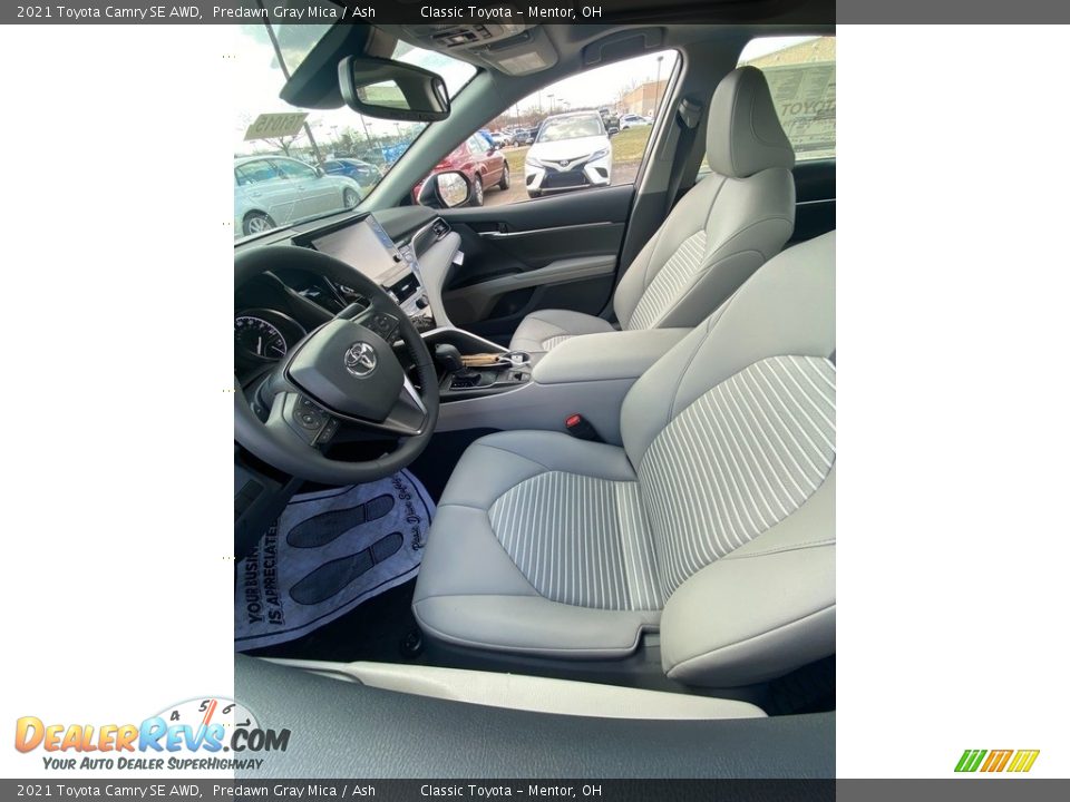 2021 Toyota Camry SE AWD Predawn Gray Mica / Ash Photo #2