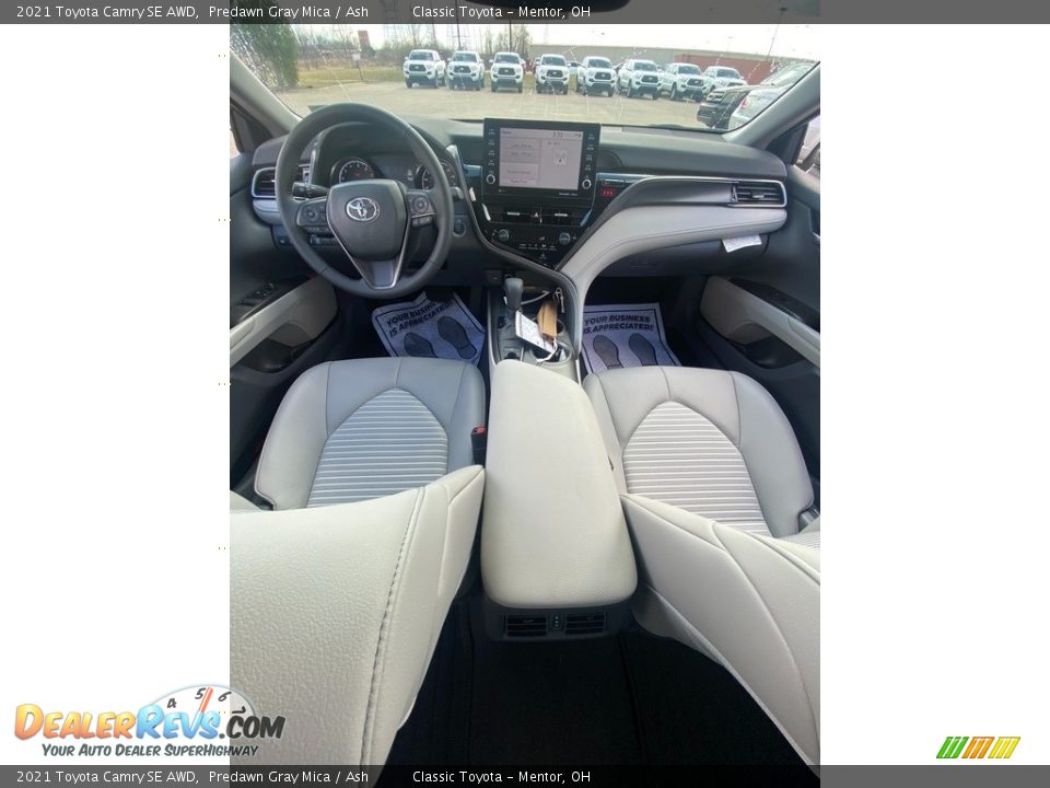 2021 Toyota Camry SE AWD Predawn Gray Mica / Ash Photo #4