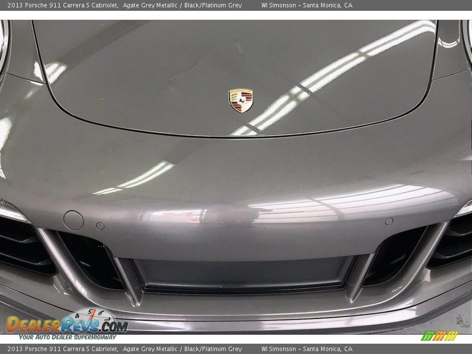 2013 Porsche 911 Carrera S Cabriolet Agate Grey Metallic / Black/Platinum Grey Photo #30