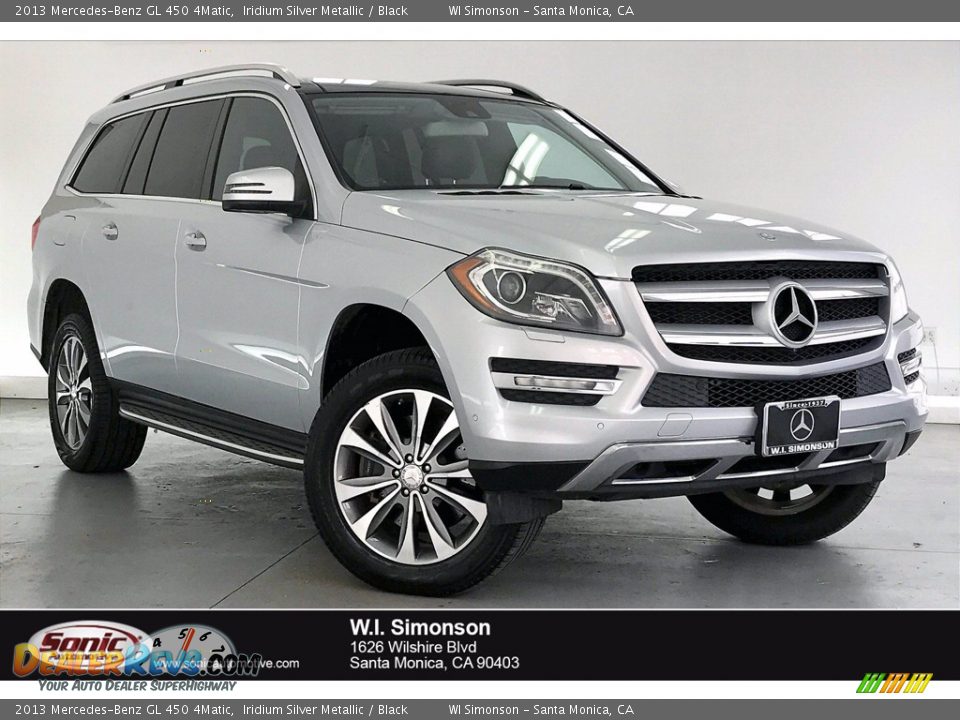 2013 Mercedes-Benz GL 450 4Matic Iridium Silver Metallic / Black Photo #1