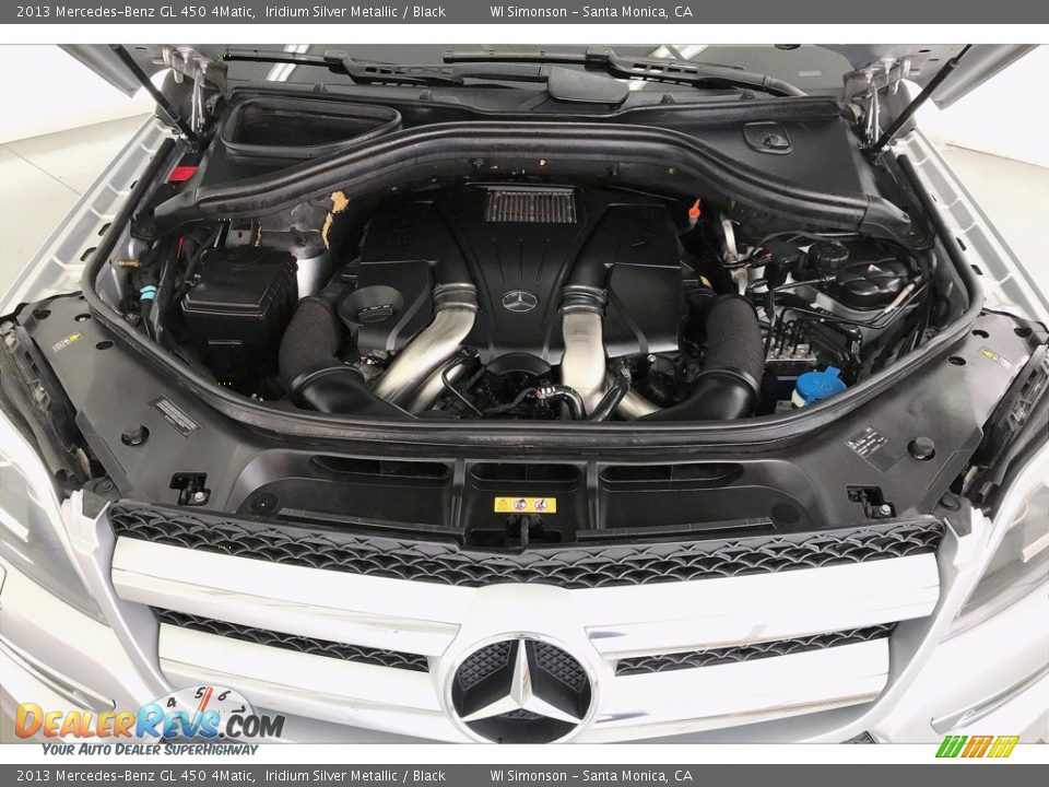 2013 Mercedes-Benz GL 450 4Matic Iridium Silver Metallic / Black Photo #9
