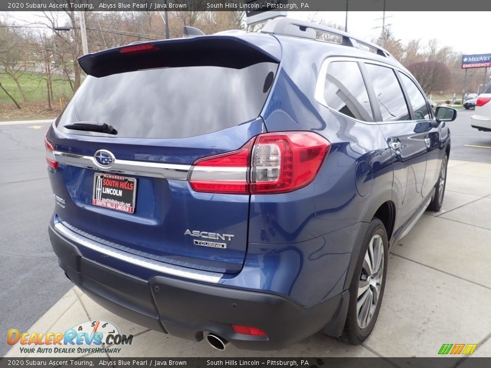 2020 Subaru Ascent Touring Abyss Blue Pearl / Java Brown Photo #6