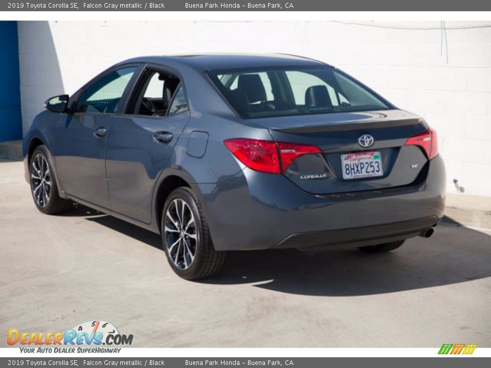 2019 Toyota Corolla SE Falcon Gray metallic / Black Photo #2