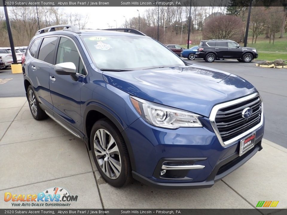 2020 Subaru Ascent Touring Abyss Blue Pearl / Java Brown Photo #8