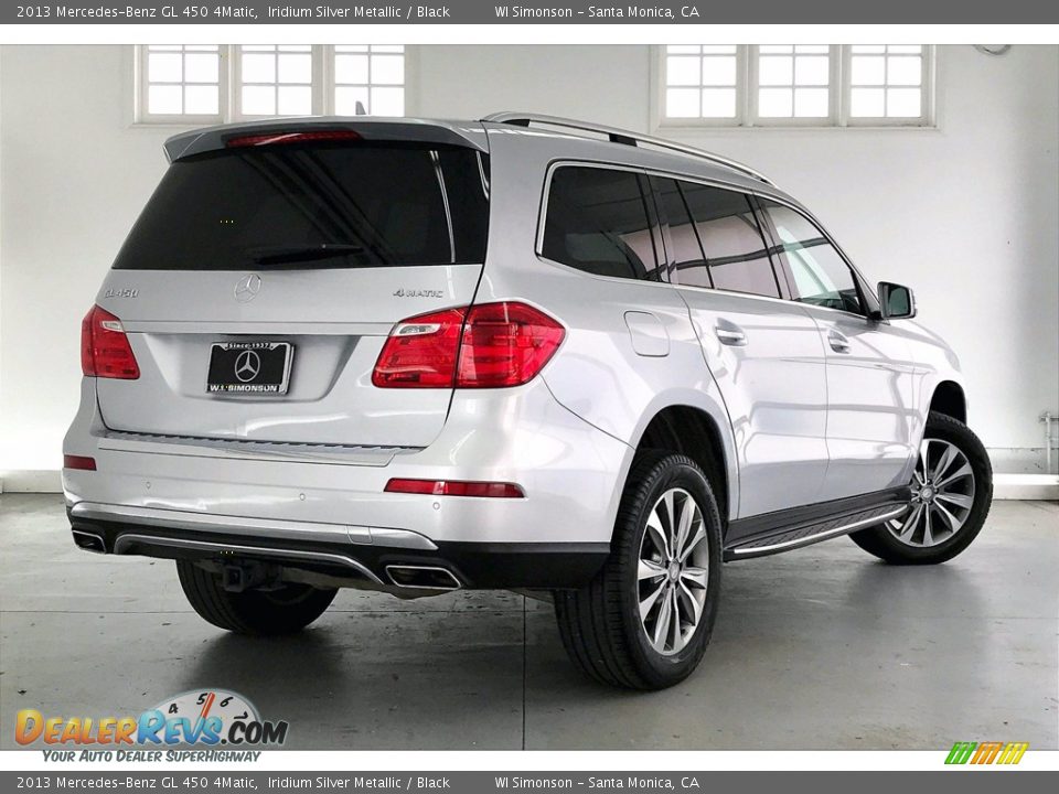 2013 Mercedes-Benz GL 450 4Matic Iridium Silver Metallic / Black Photo #13