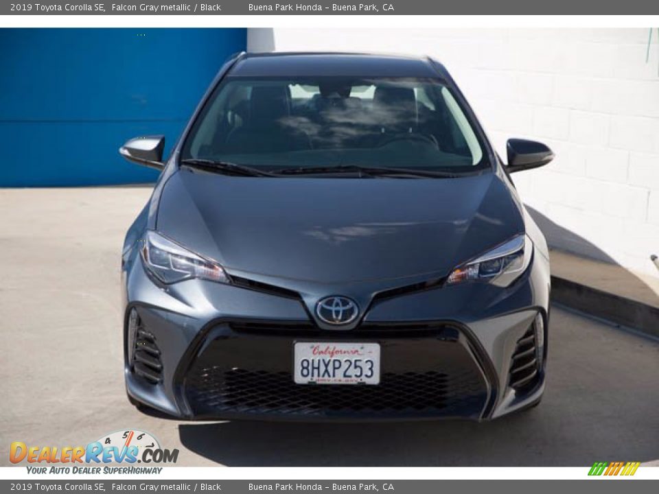 2019 Toyota Corolla SE Falcon Gray metallic / Black Photo #7