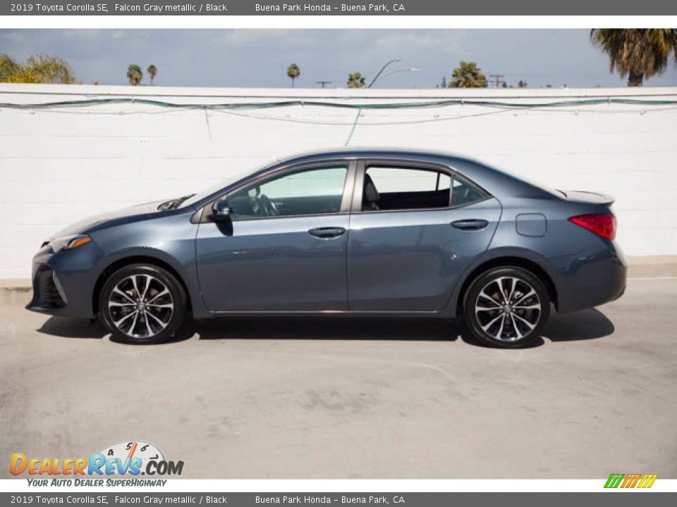 2019 Toyota Corolla SE Falcon Gray metallic / Black Photo #8