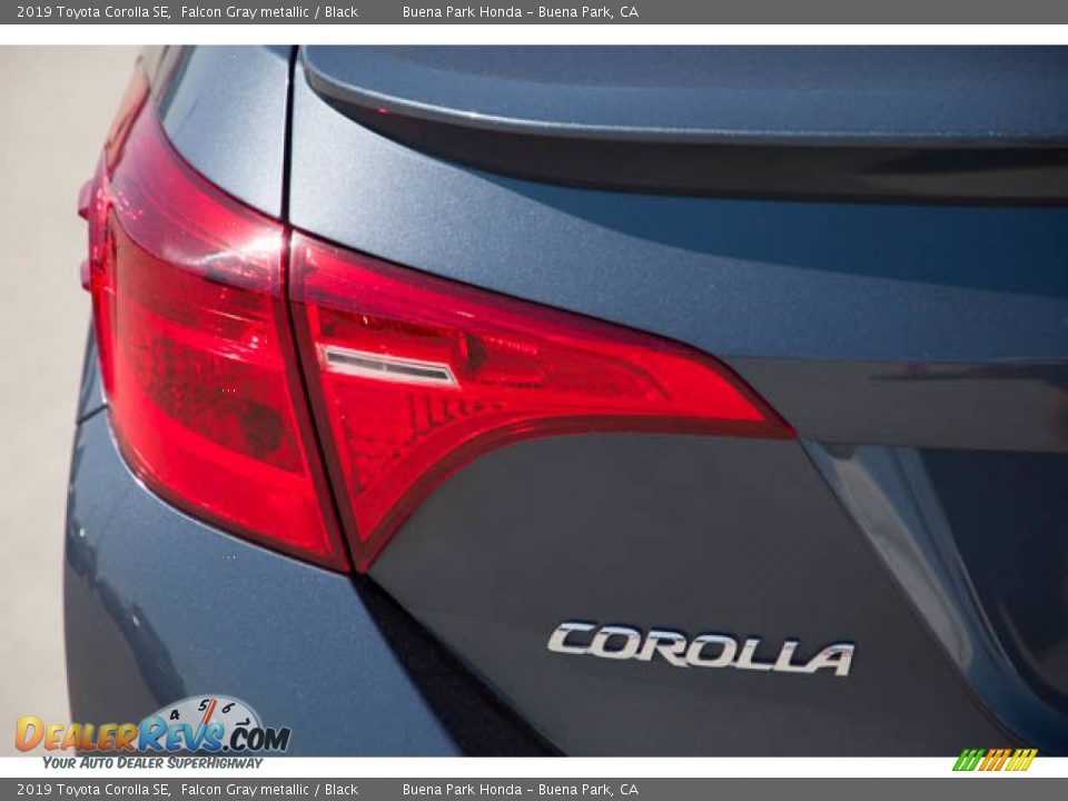 2019 Toyota Corolla SE Falcon Gray metallic / Black Photo #10