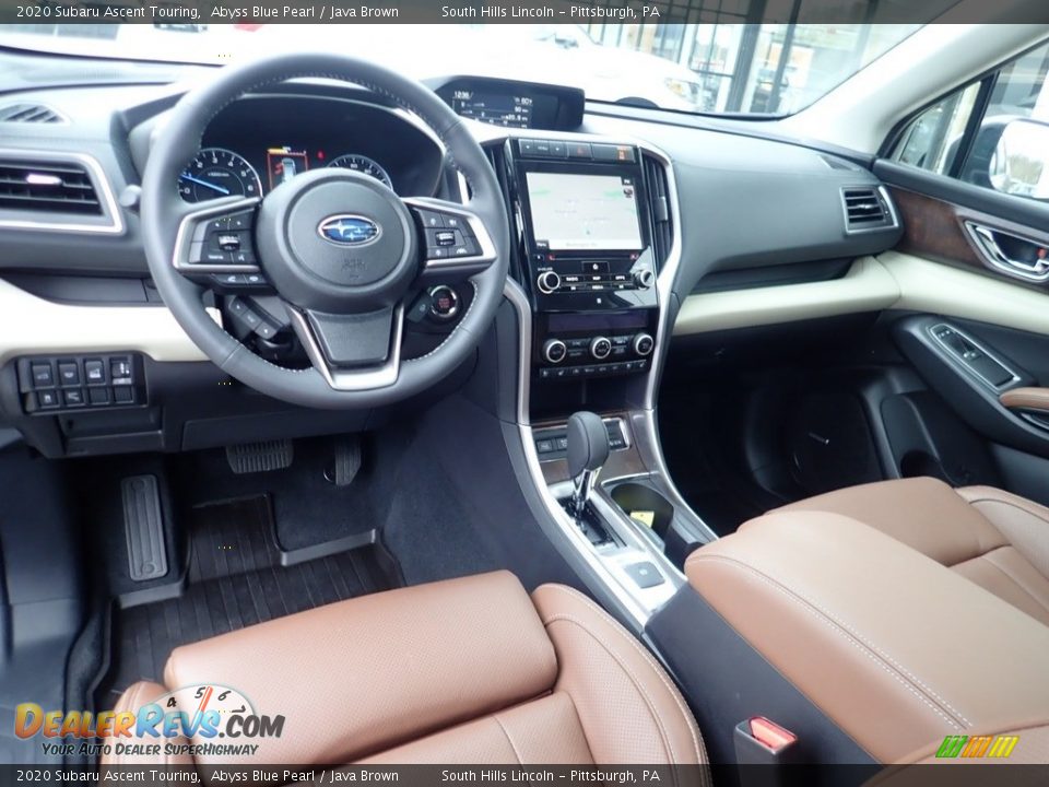 2020 Subaru Ascent Touring Abyss Blue Pearl / Java Brown Photo #17
