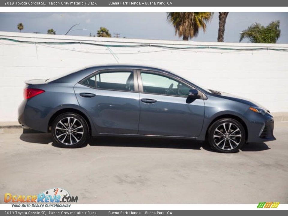 2019 Toyota Corolla SE Falcon Gray metallic / Black Photo #12