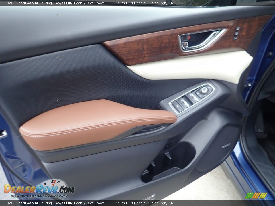 2020 Subaru Ascent Touring Abyss Blue Pearl / Java Brown Photo #19