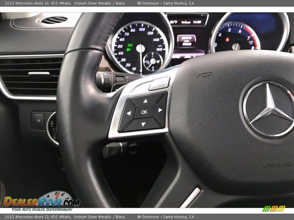 2013 Mercedes-Benz GL 450 4Matic Iridium Silver Metallic / Black Photo #21