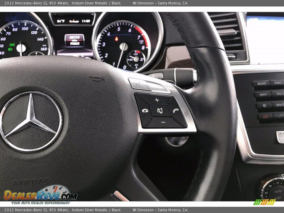 2013 Mercedes-Benz GL 450 4Matic Iridium Silver Metallic / Black Photo #22