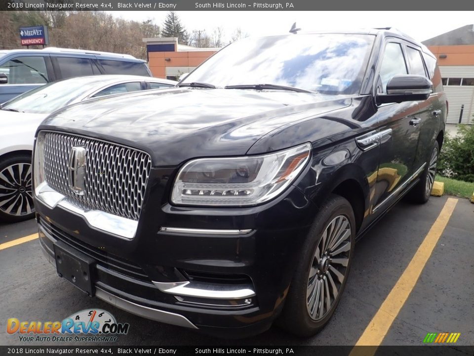 2018 Lincoln Navigator Reserve 4x4 Black Velvet / Ebony Photo #1