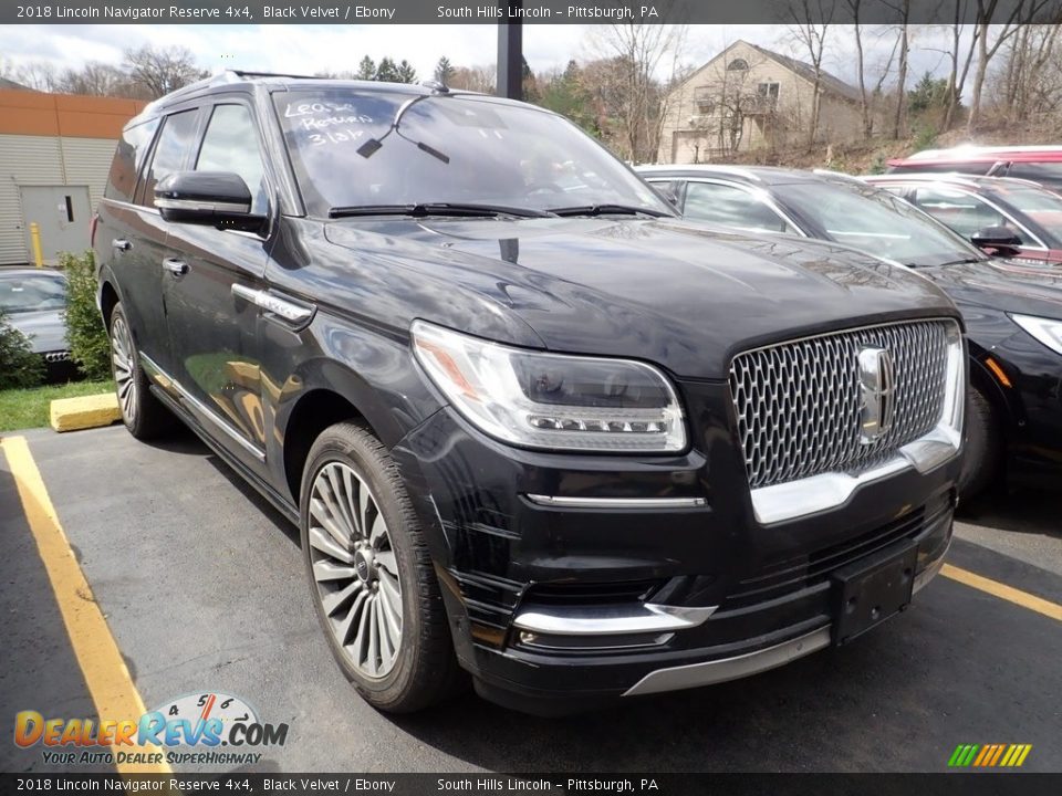 2018 Lincoln Navigator Reserve 4x4 Black Velvet / Ebony Photo #4