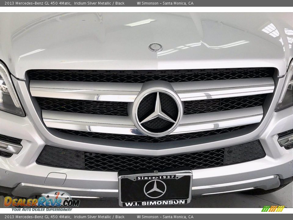 2013 Mercedes-Benz GL 450 4Matic Iridium Silver Metallic / Black Photo #30