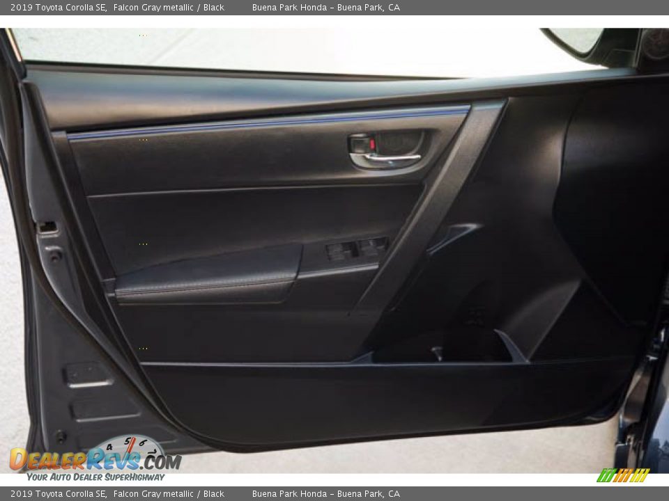 2019 Toyota Corolla SE Falcon Gray metallic / Black Photo #26