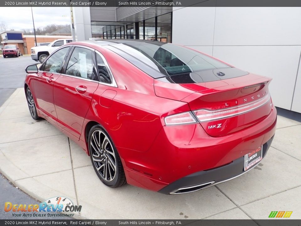 2020 Lincoln MKZ Hybrid Reserve Red Carpet / Ebony Photo #3