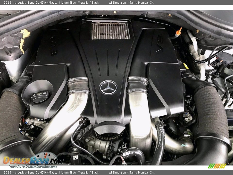 2013 Mercedes-Benz GL 450 4Matic Iridium Silver Metallic / Black Photo #32