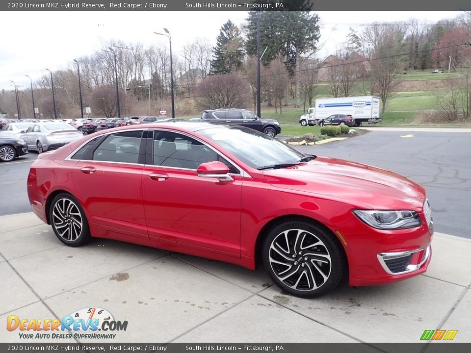 2020 Lincoln MKZ Hybrid Reserve Red Carpet / Ebony Photo #7