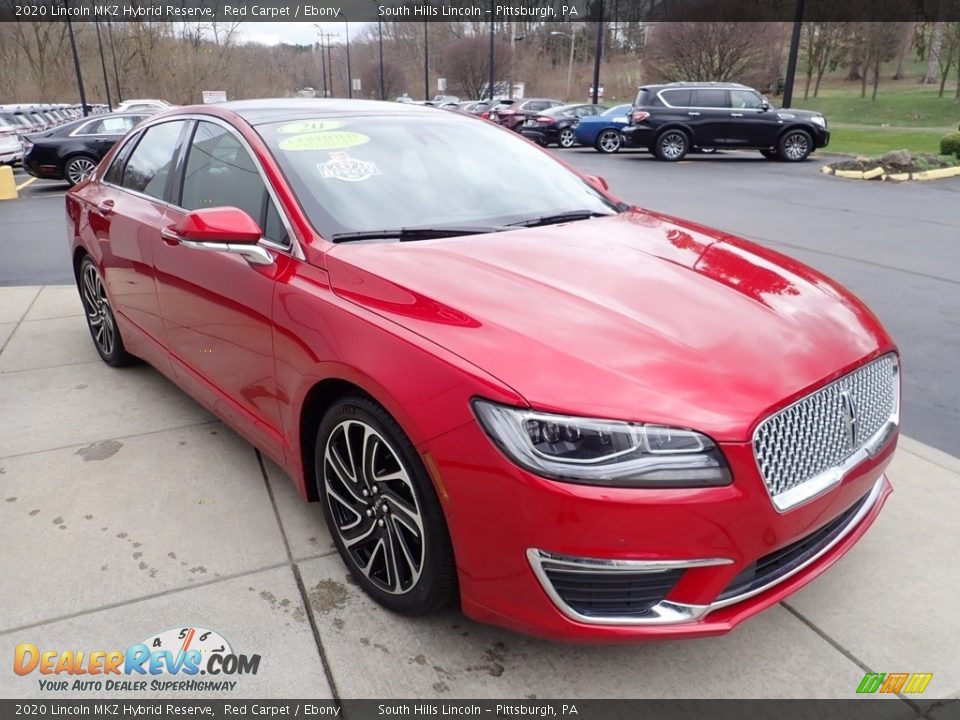 Front 3/4 View of 2020 Lincoln MKZ Hybrid Reserve Photo #8