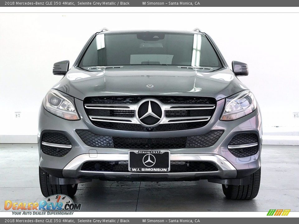 2018 Mercedes-Benz GLE 350 4Matic Selenite Grey Metallic / Black Photo #2