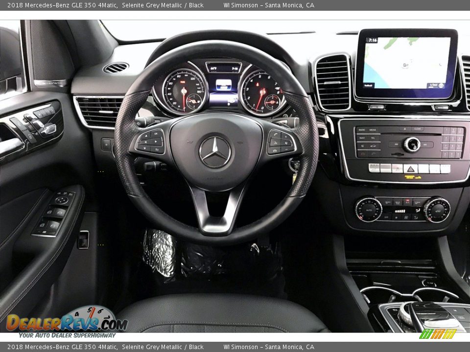 2018 Mercedes-Benz GLE 350 4Matic Selenite Grey Metallic / Black Photo #4