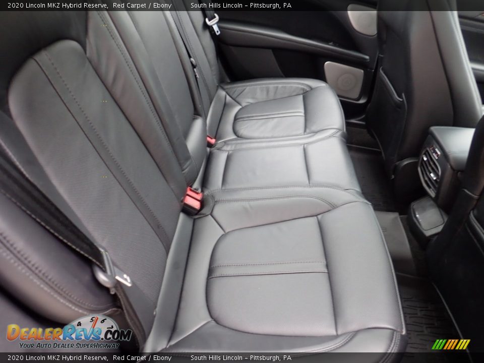 Rear Seat of 2020 Lincoln MKZ Hybrid Reserve Photo #14