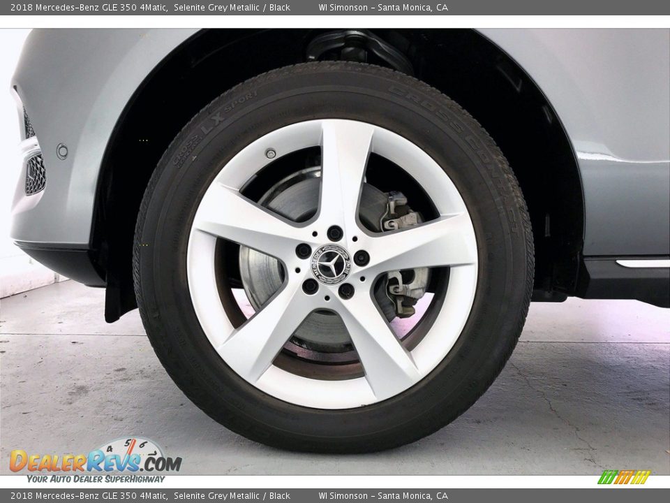 2018 Mercedes-Benz GLE 350 4Matic Selenite Grey Metallic / Black Photo #8