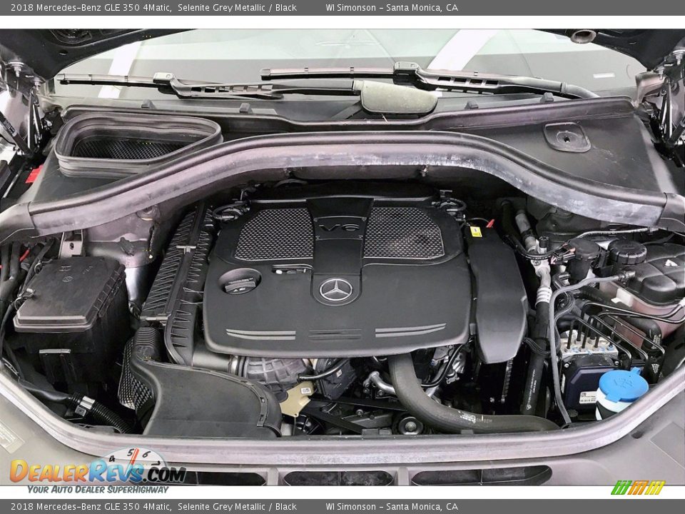 2018 Mercedes-Benz GLE 350 4Matic Selenite Grey Metallic / Black Photo #9