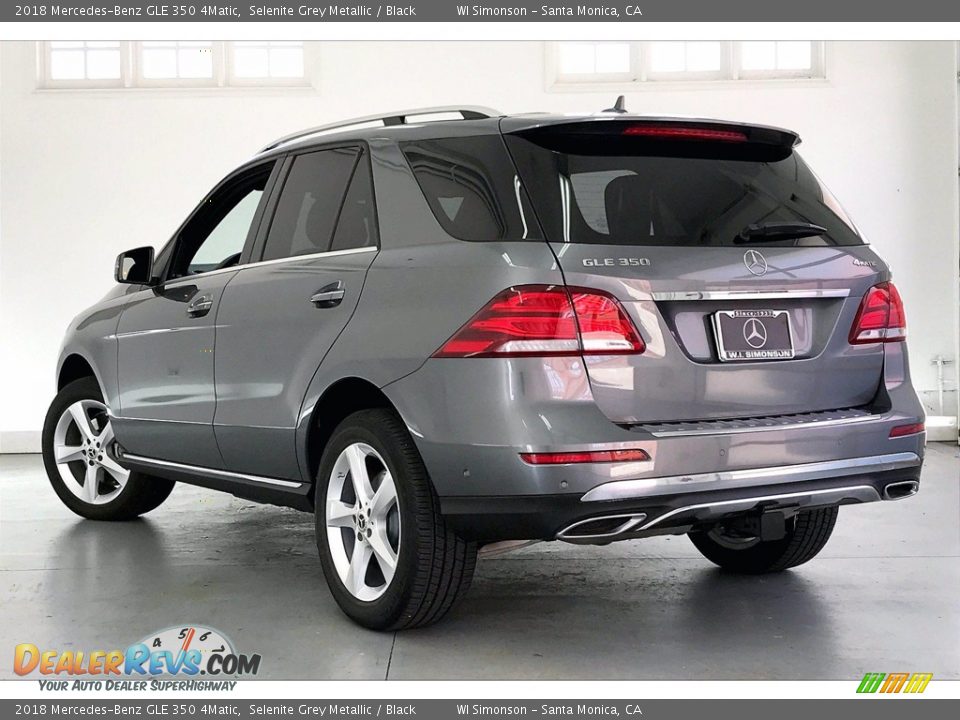2018 Mercedes-Benz GLE 350 4Matic Selenite Grey Metallic / Black Photo #10