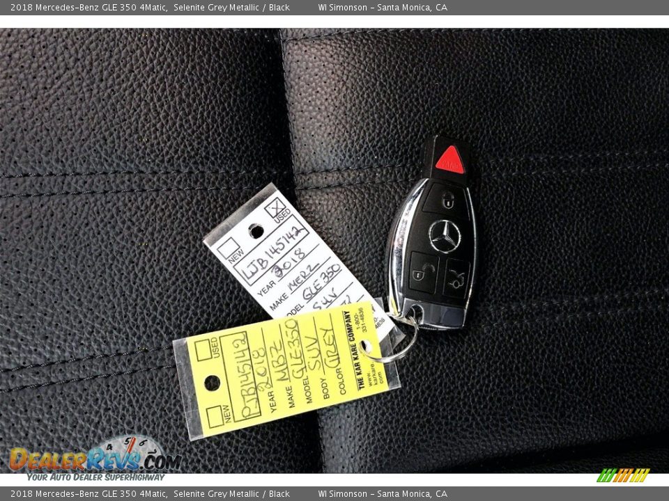 2018 Mercedes-Benz GLE 350 4Matic Selenite Grey Metallic / Black Photo #11