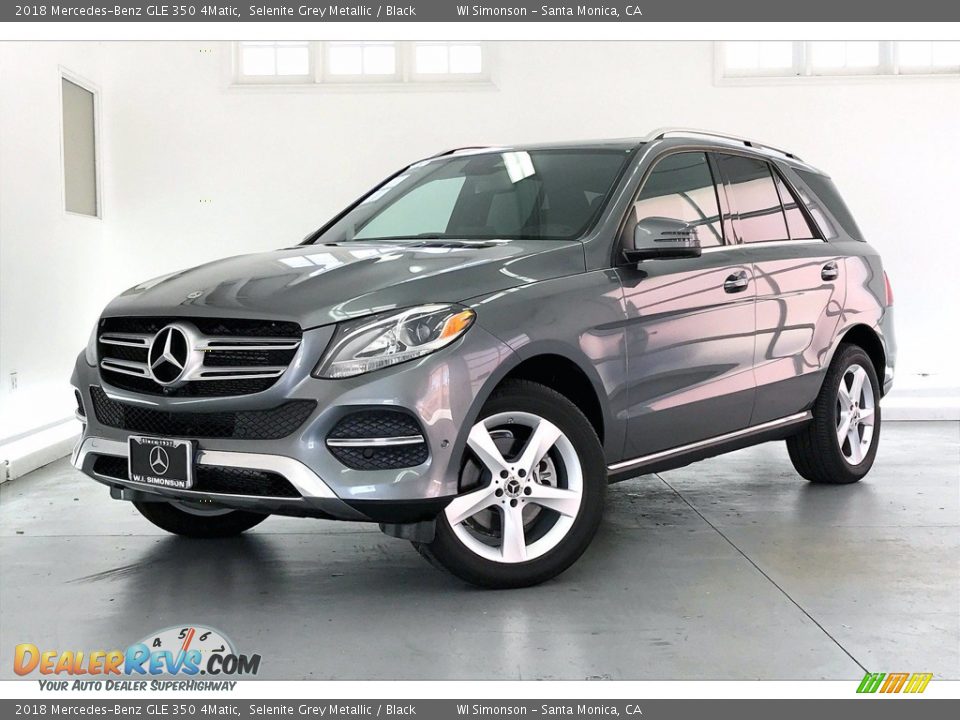 2018 Mercedes-Benz GLE 350 4Matic Selenite Grey Metallic / Black Photo #12