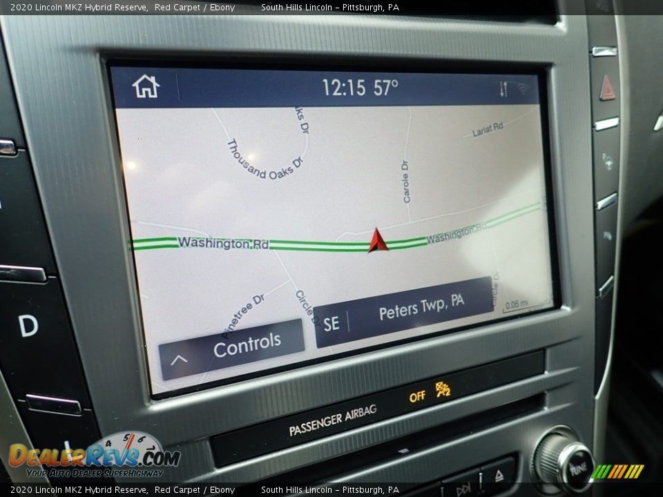 Navigation of 2020 Lincoln MKZ Hybrid Reserve Photo #21