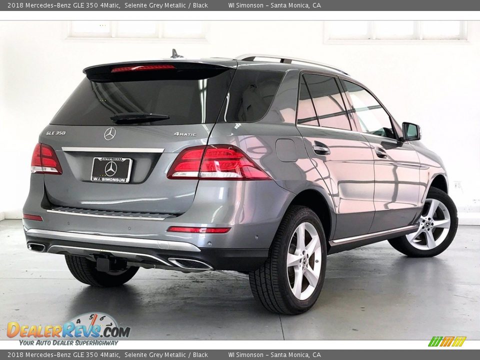 2018 Mercedes-Benz GLE 350 4Matic Selenite Grey Metallic / Black Photo #13