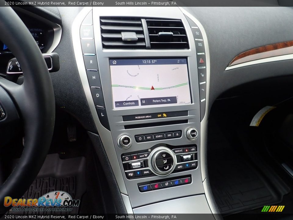 Controls of 2020 Lincoln MKZ Hybrid Reserve Photo #22