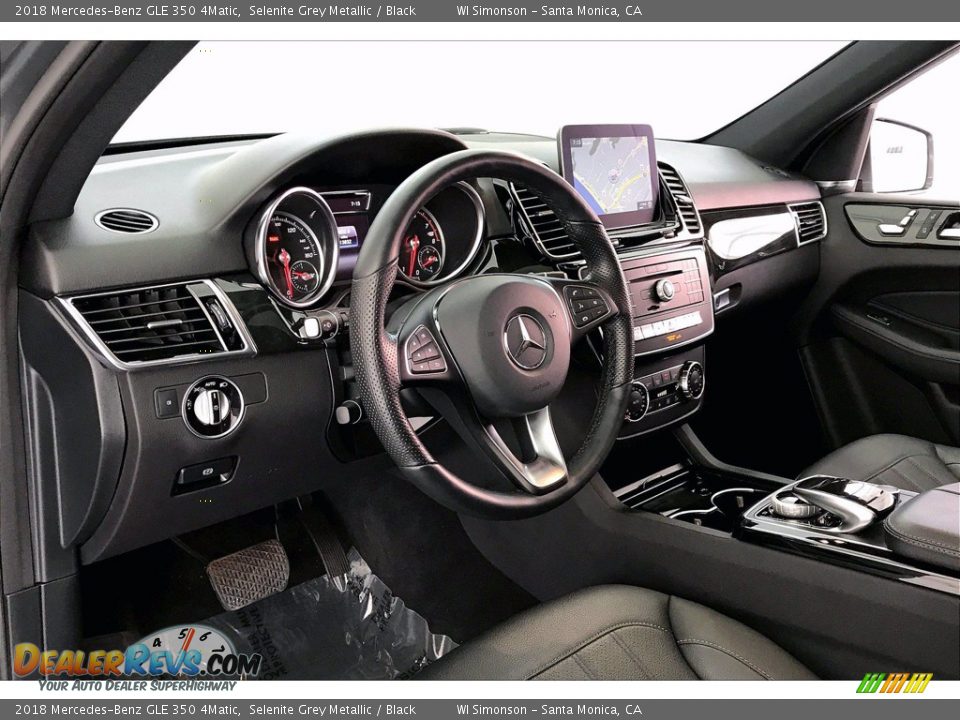 2018 Mercedes-Benz GLE 350 4Matic Selenite Grey Metallic / Black Photo #14