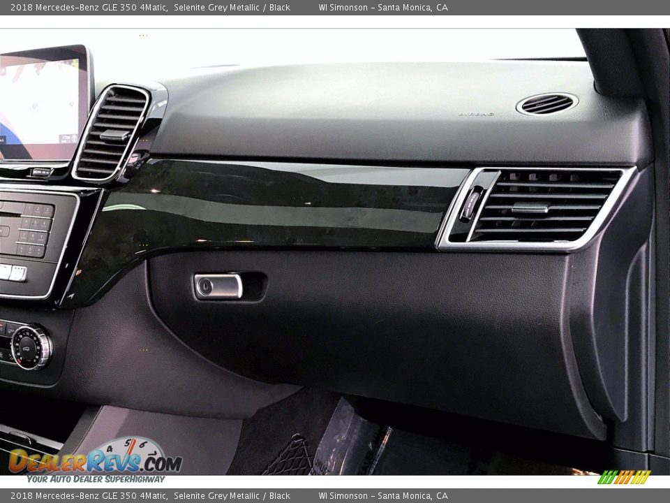 2018 Mercedes-Benz GLE 350 4Matic Selenite Grey Metallic / Black Photo #16