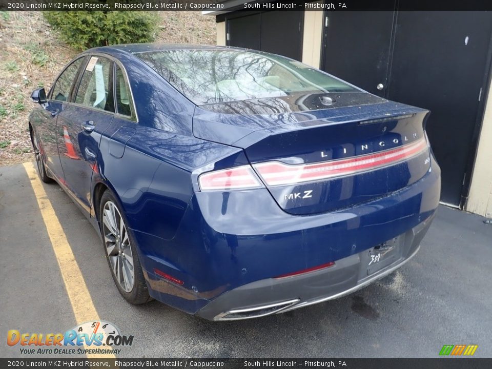 2020 Lincoln MKZ Hybrid Reserve Rhapsody Blue Metallic / Cappuccino Photo #2