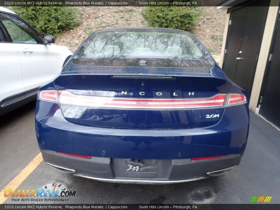 2020 Lincoln MKZ Hybrid Reserve Rhapsody Blue Metallic / Cappuccino Photo #3